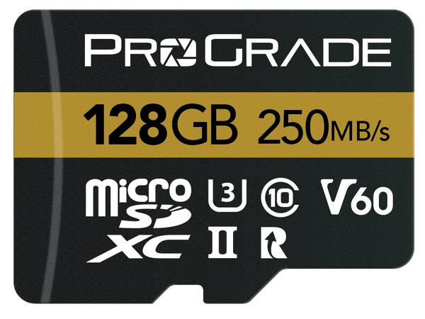  SD UHS-II 128GB Card V60 –Up to 130MB/s Write Speed and 250  MB/s Read Speed  for Professional Vloggers, Filmmakers, Photographers &  Content Curators – by Prograde Digital : Electronics
