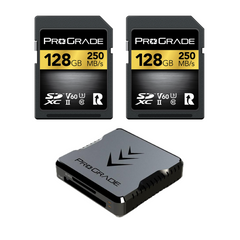 ProGrade Digital SD V60 2-pack & Reader Bundle