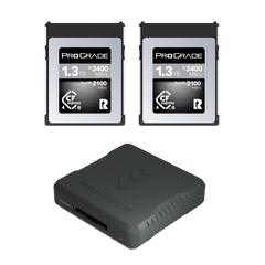 ProGrade Digital CFexpress 4.0 Type B Cobalt Card & PG05.6 Reader Bundle