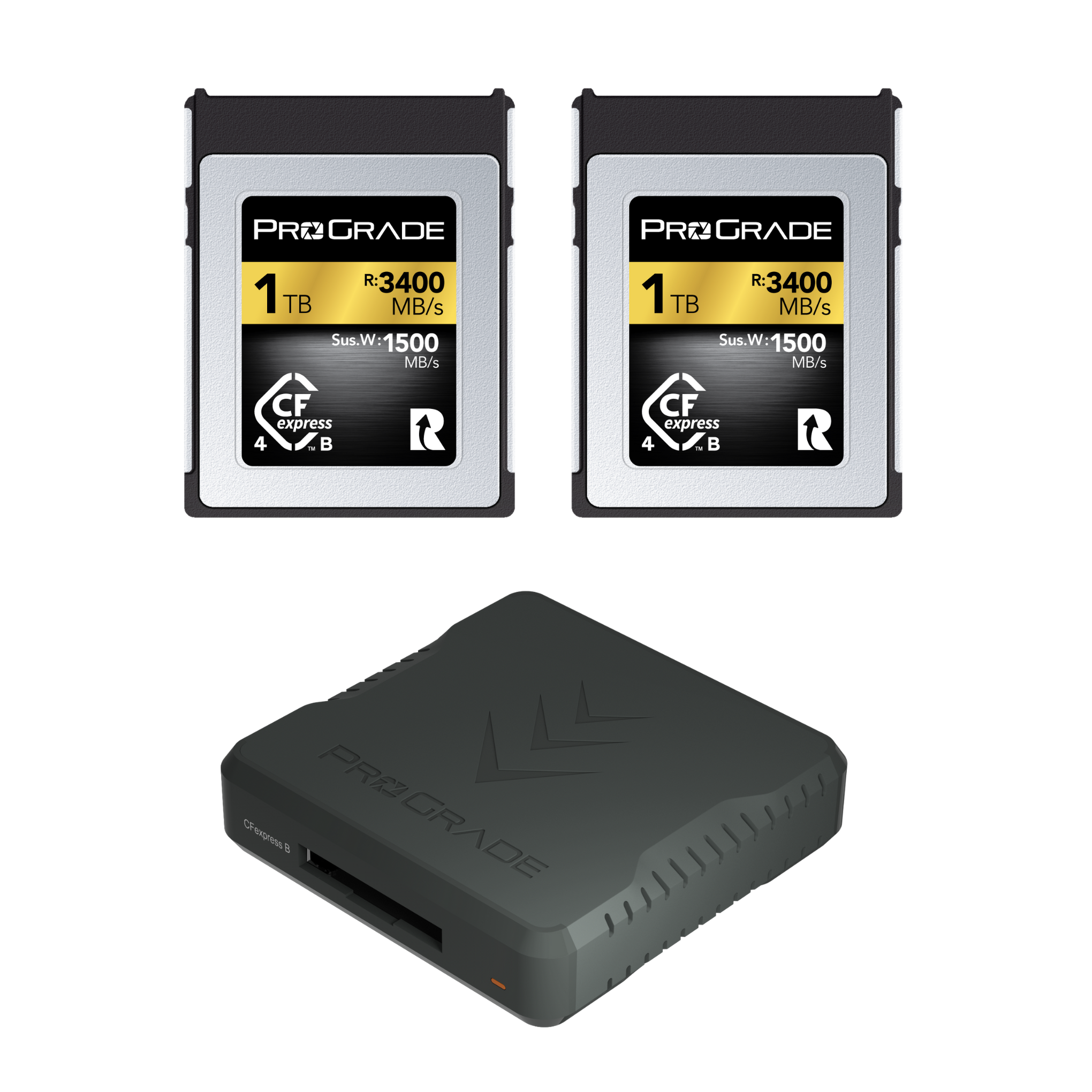 CFexpress Type B Memory Card & Reader Bundle | ProGrade Digital