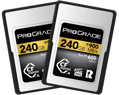 ProGrade Digital CFexpress™ 2.0 Type A Memory Card (Gold) 240GB / 2-Pack