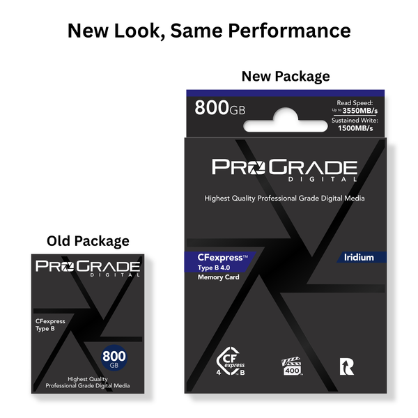 CFexpress 4.0 Type B Iridium Memory Card | ProGrade Digital