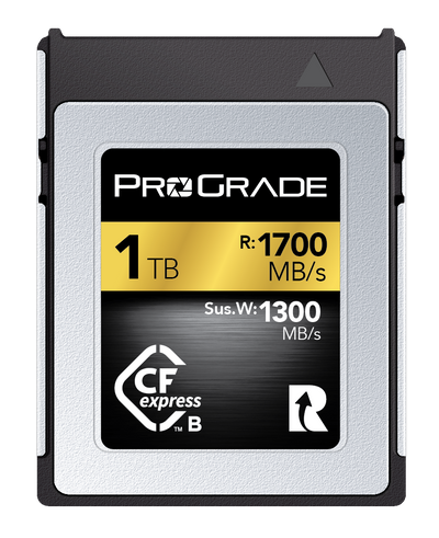 Purchase CFexpress Type B 1700 Memory Card (Gold) | ProGrade Digital