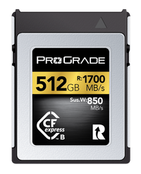 CFexpress Type B 1700 Gold Memory Card | ProGrade Digital