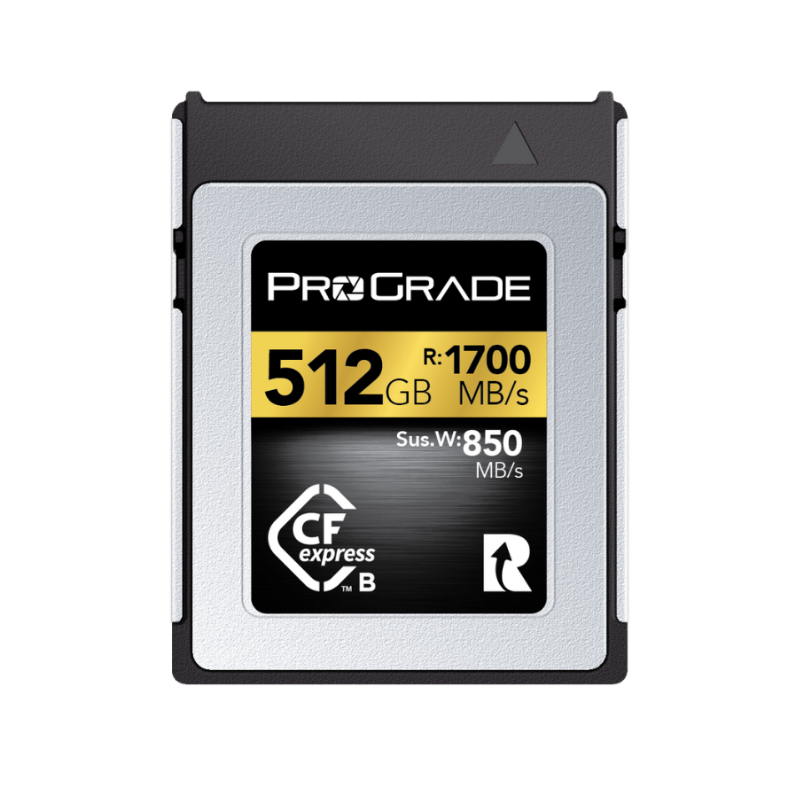 CFexpress Type B 1700 Gold Memory Card | ProGrade Digital CFexpress Type B 1700 Gold Memory Card | ProGrade Digital