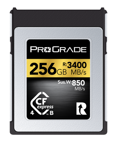 Purchase CFexpress Type B 1700 Memory Card (Gold) | ProGrade Digital
