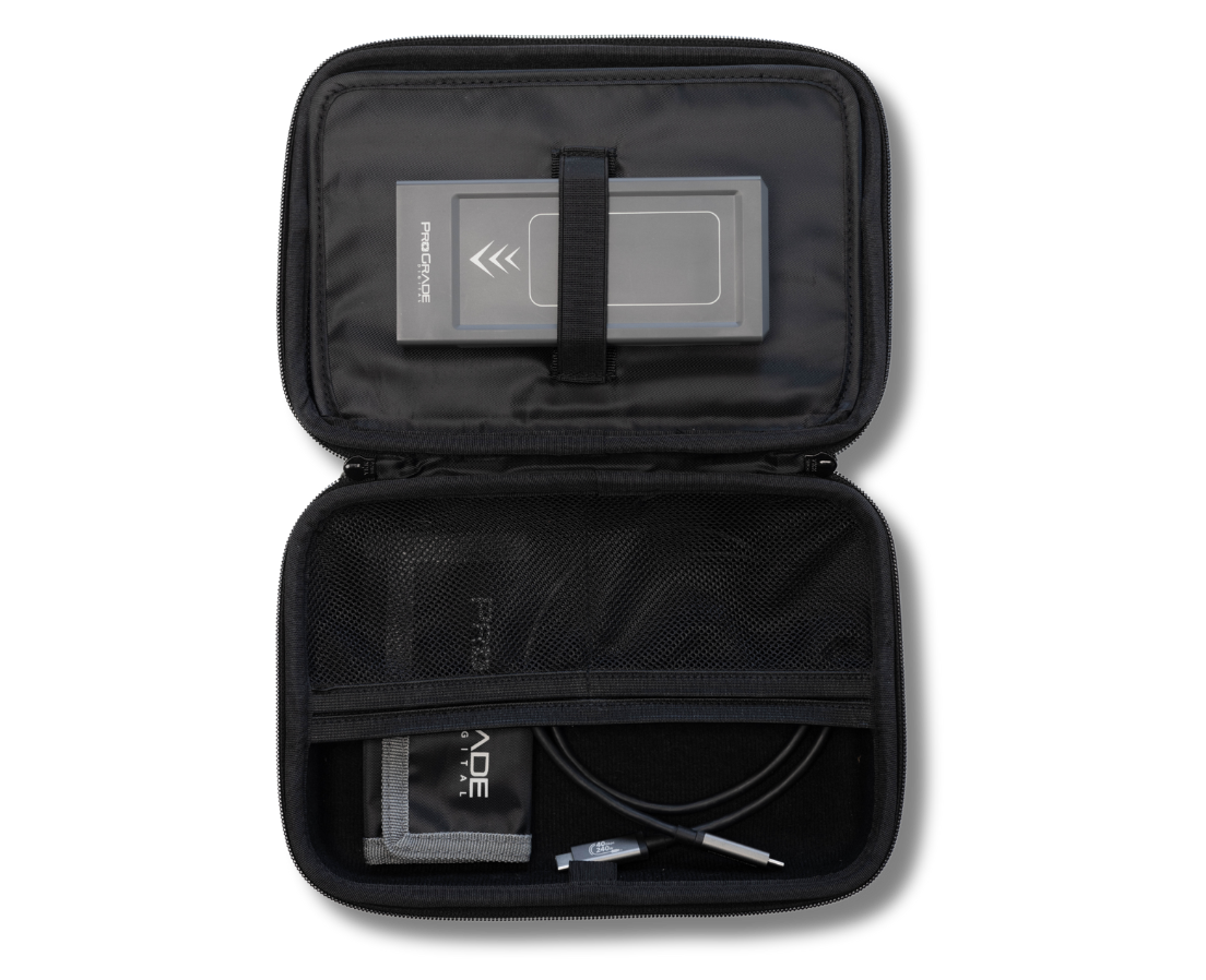 Accessory Case for Readers, SSD and Cables | Hard-Sided