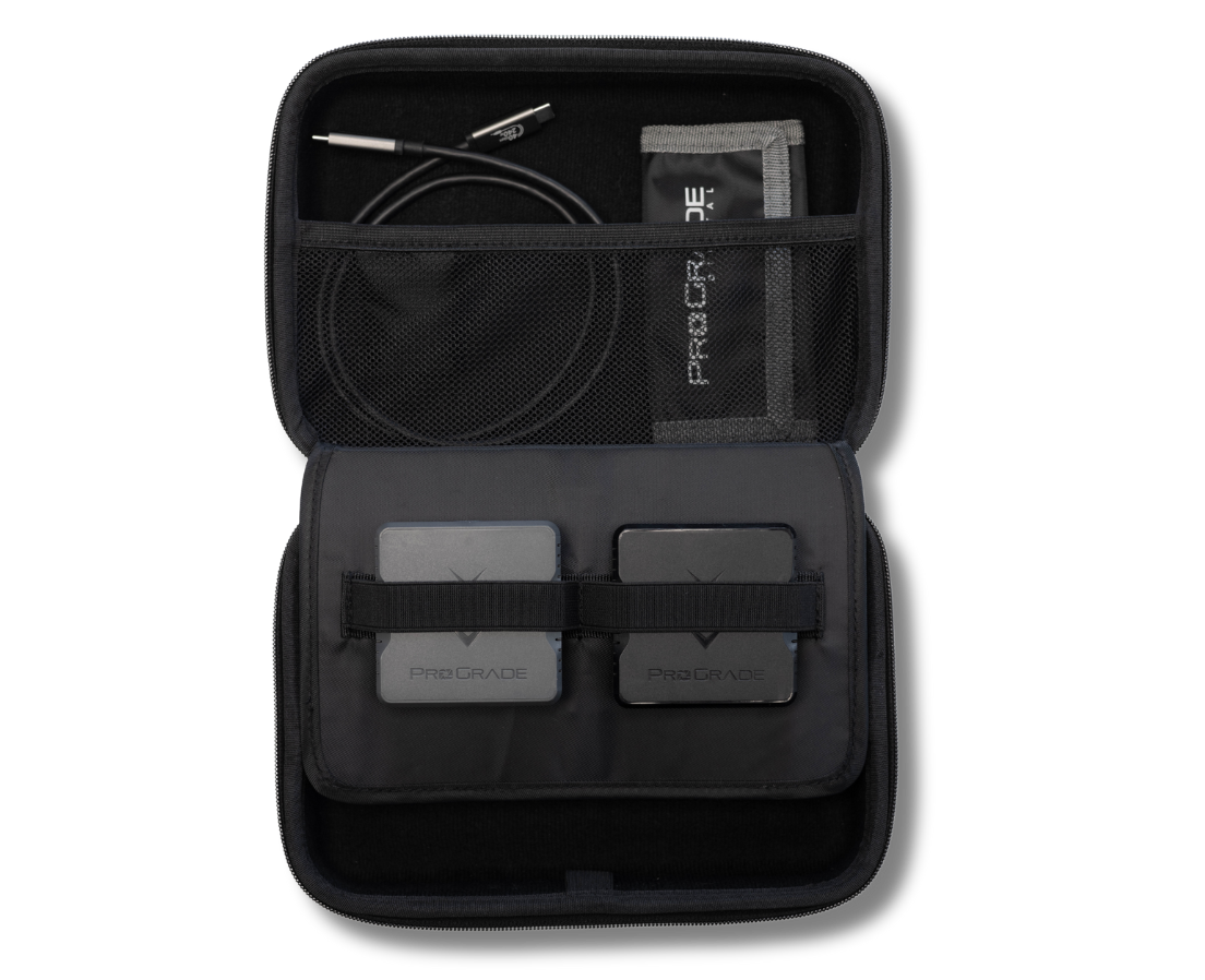 Accessory Case for Readers, SSD and Cables | Hard-Sided