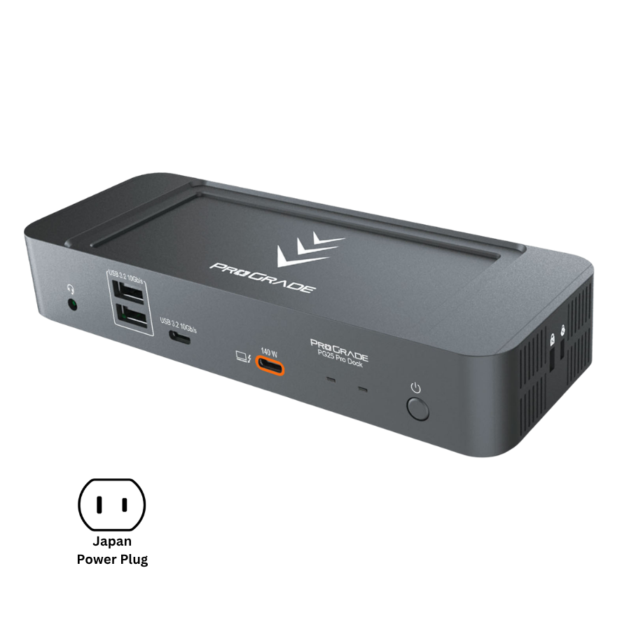 ProGrade Digital PG25 Pro Thunderbolt 5 Dock (International Power Plugs)