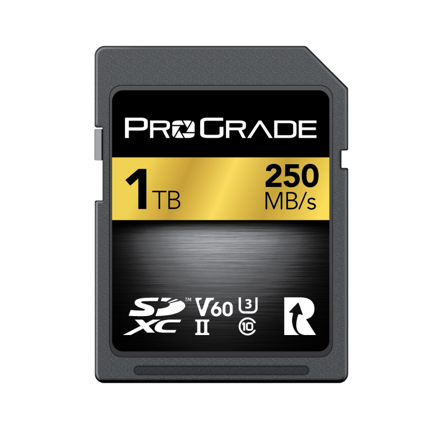 ProGrade Digital SDXC UHS-II V60 250R Gold Memory Card
