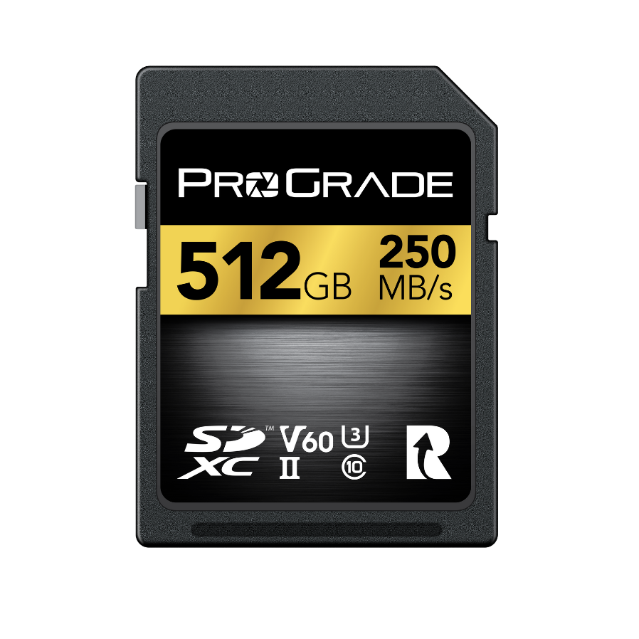 ProGrade Digital SDXC UHS-II V60 250R Gold Memory Card