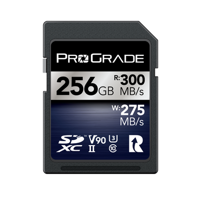 ProGrade Digital SDXC UHS-II V90 300R Iridium Memory Card 256GB / Single