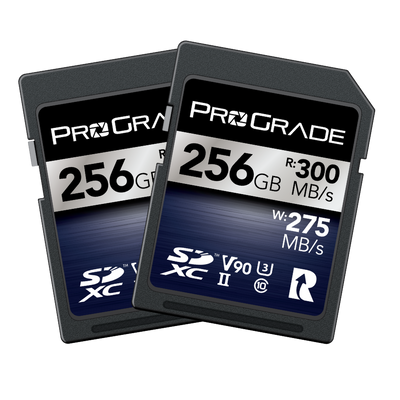 ProGrade Digital SDXC UHS-II V90 300R Iridium Memory Card 256GB / 2-Pack