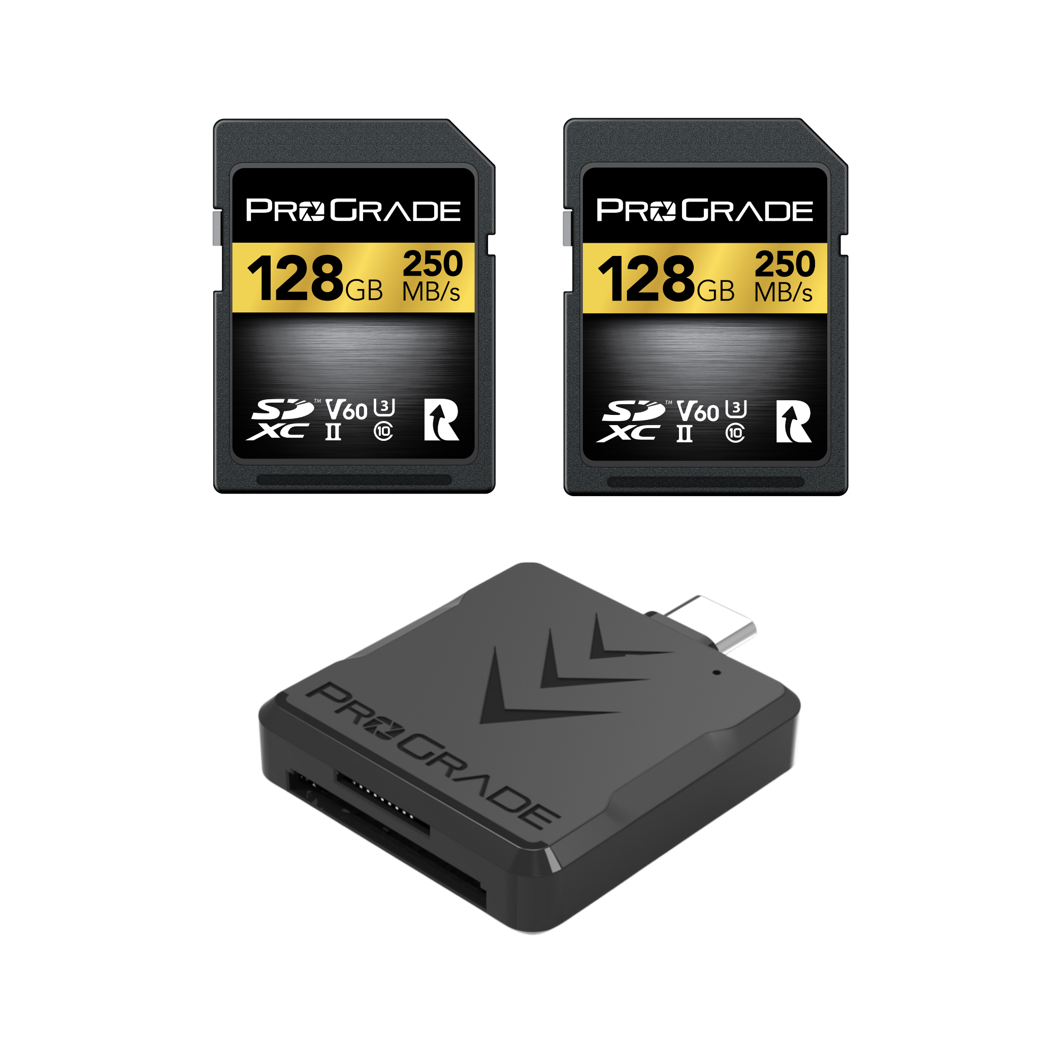 SD V60 2-Pack & Memory Card Reader Bundles