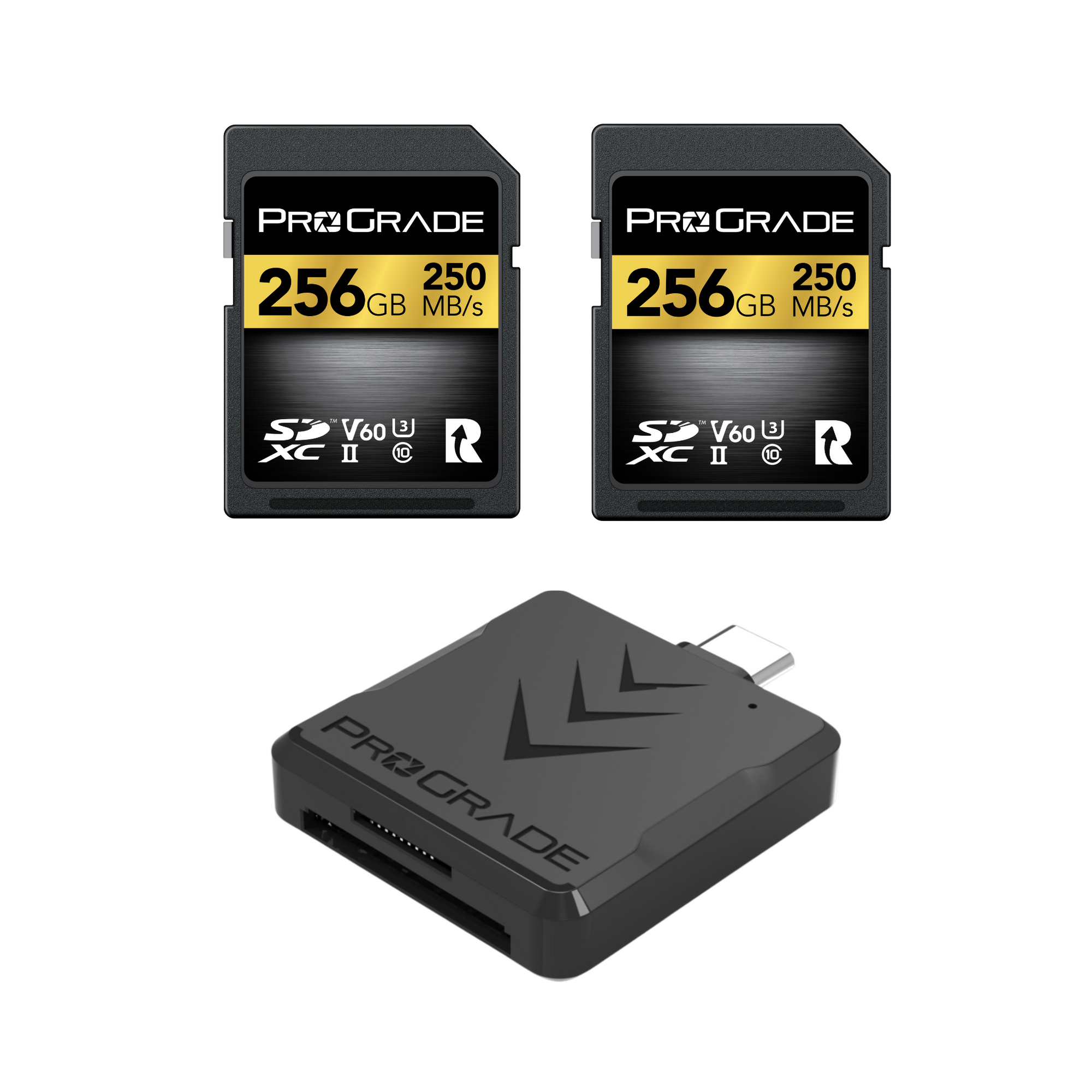 SD V60 2-Pack & Memory Card Reader Bundles | ProGrade Digital SD V60 2-Pack & Memory Card Reader Bundles | ProGrade Digital