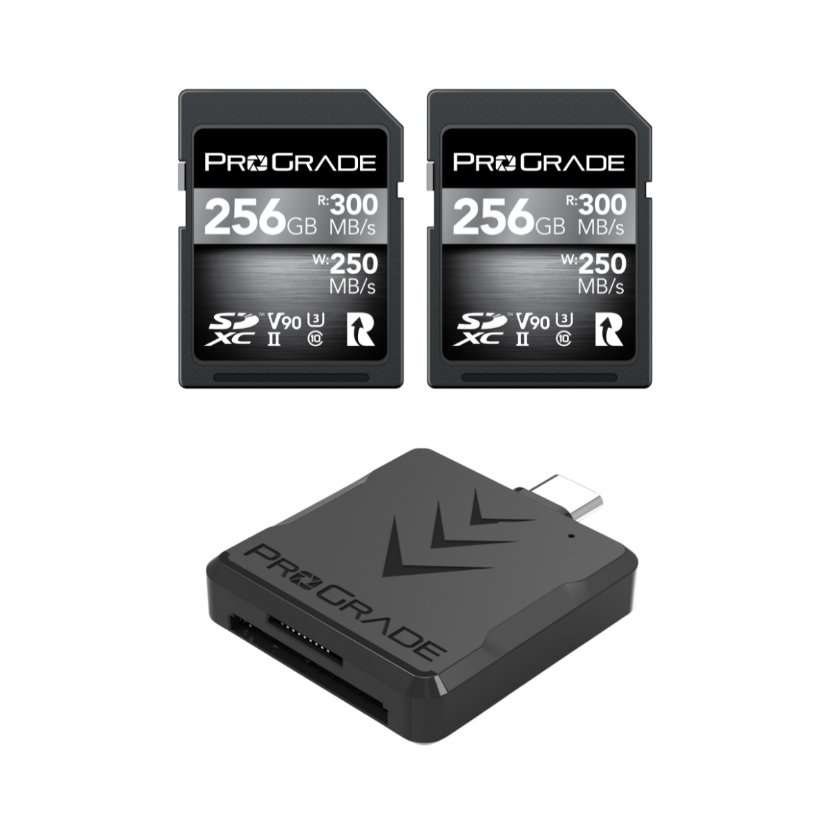 SD V90 2-Pack & Memory Card Reader Bundles | ProGrade Digital SD V90 2-Pack & Memory Card Reader Bundles | ProGrade Digital