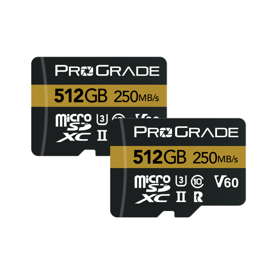 ProGrade Digital 512GB MicroSDXC UHS-II Memory Card (2-Pack) ProGrade Digital 512GB MicroSDXC UHS-II Memory Card (2-Pack)