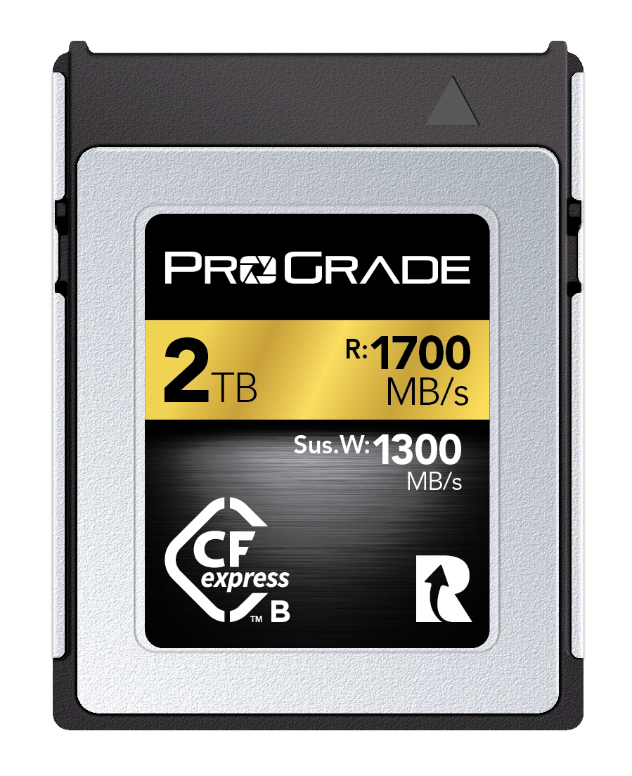 CFexpress Type B 1700 Gold Memory Card | ProGrade Digital CFexpress Type B 1700 Gold Memory Card | ProGrade Digital