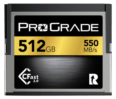Manufacturer Refurbished ProGrade Digital CFast™ 2.0 Memory Card 512GB