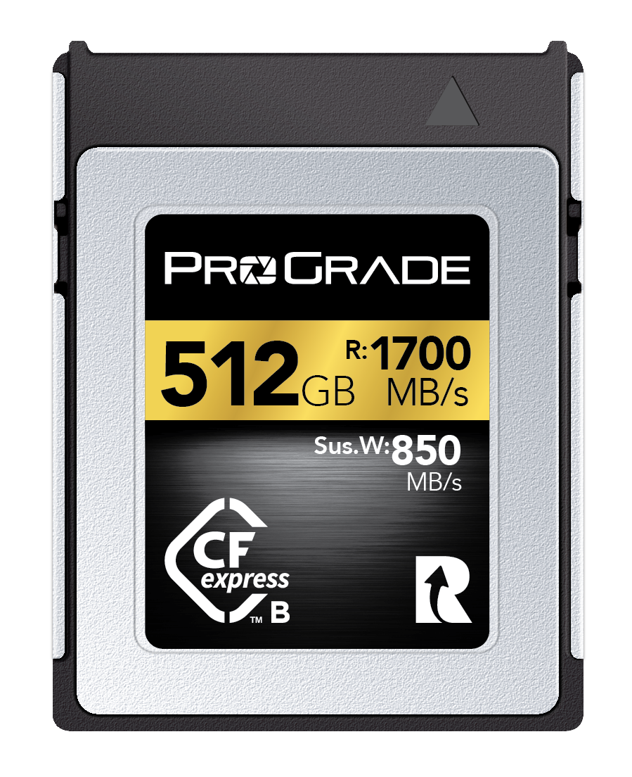 CFexpress Type B 1700 Gold Memory Card | ProGrade Digital CFexpress Type B 1700 Gold Memory Card | ProGrade Digital