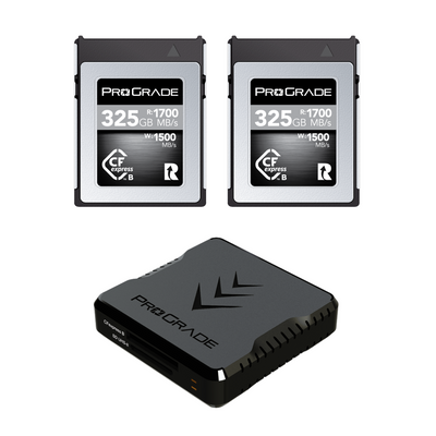 ProGrade Digital CFexpress 2.0 Type B Card & PG05.5 Bundle 325GB 2-Pack /  PG05.5 CFexpress_B/SD