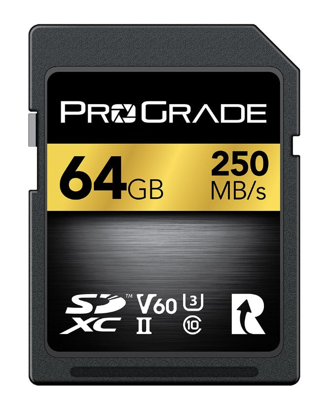 Purchase SDXC UHS-II, V60, 250R Memory Cards | ProGrade Digital