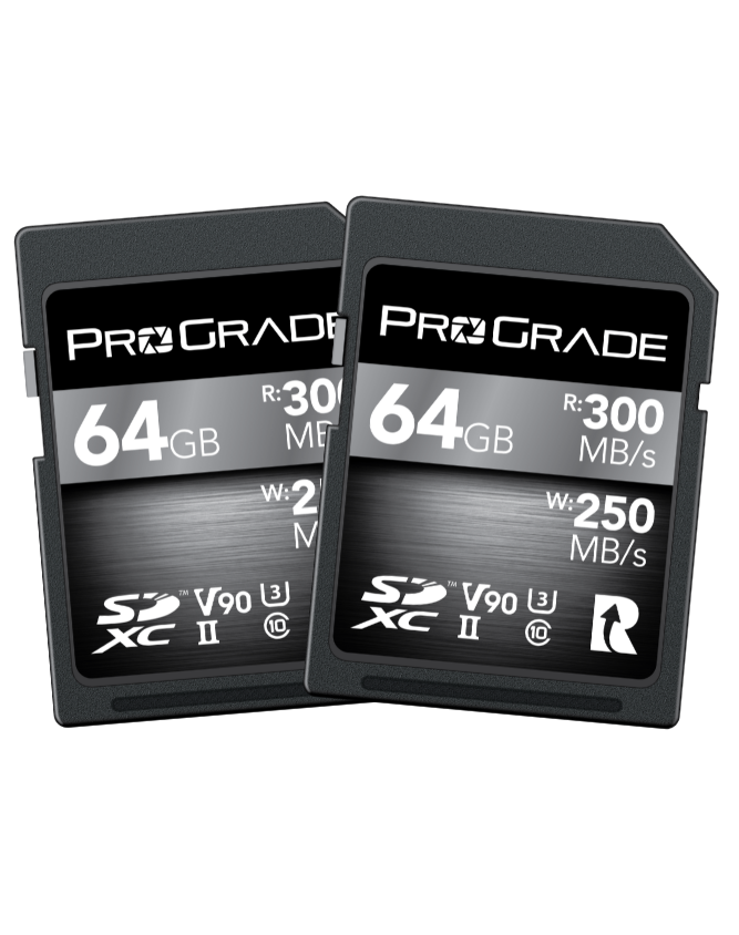 Sd Card For Camera ProGrade Digital 128GB SDXC UHS-II V90 Memory