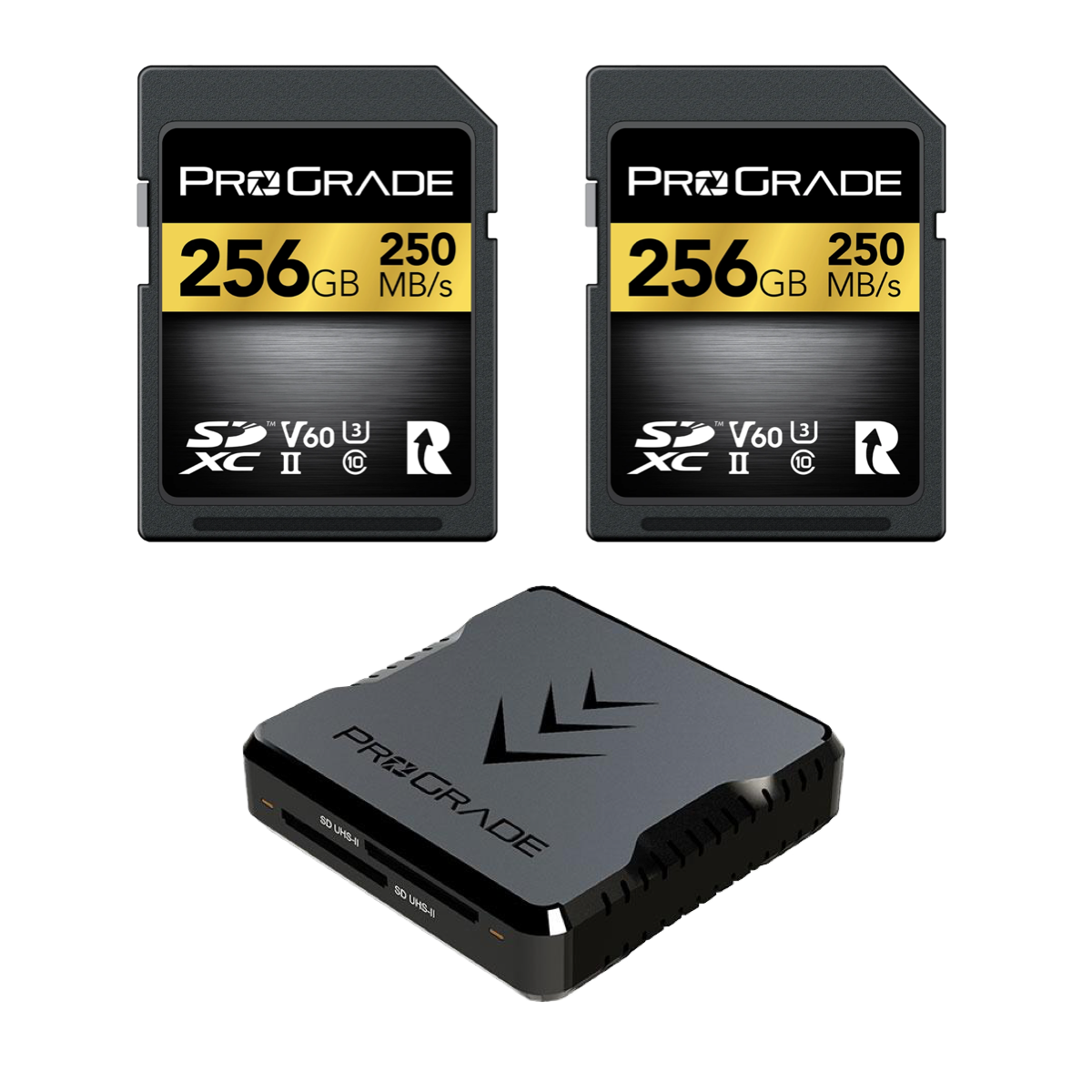 【50％OFF】 Bundles Reader Card Memory & 2-Pack V60 SD | Digital ProGrade その他
