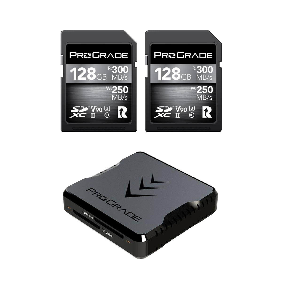 SD V90 2-Pack & Memory Card Reader Bundles | ProGrade Digital