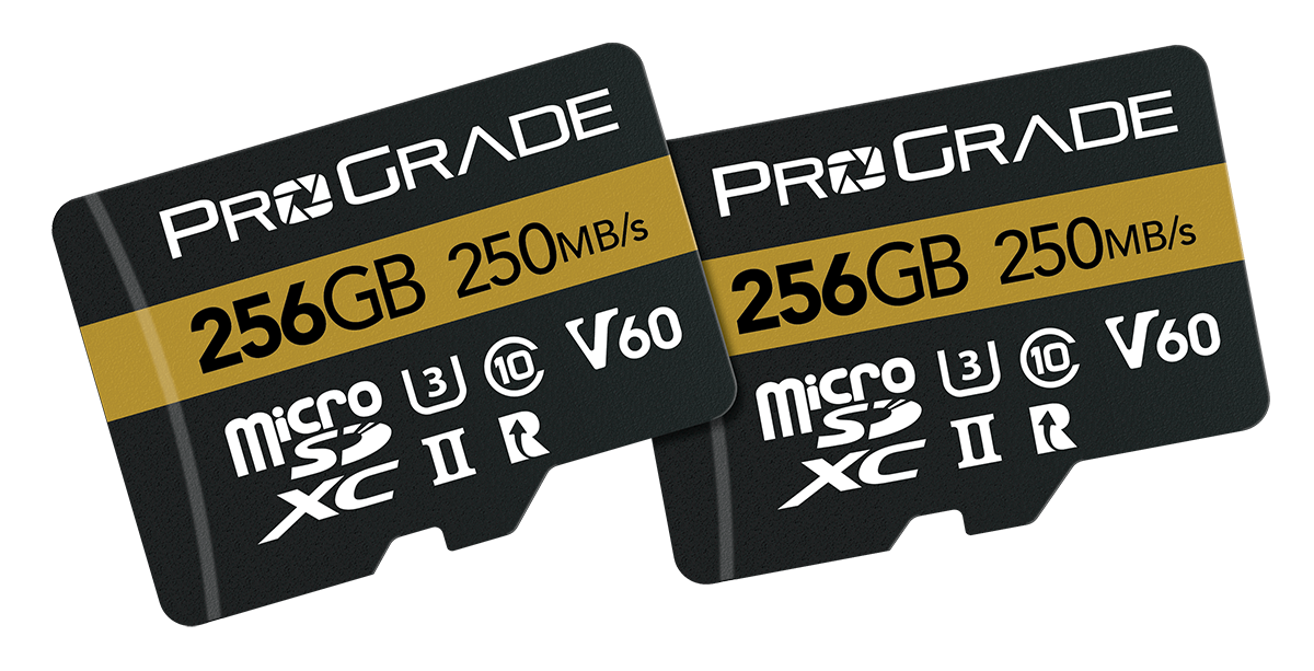 High-Performance microSD V60 UHS-II memory cards for drones and action  cameras